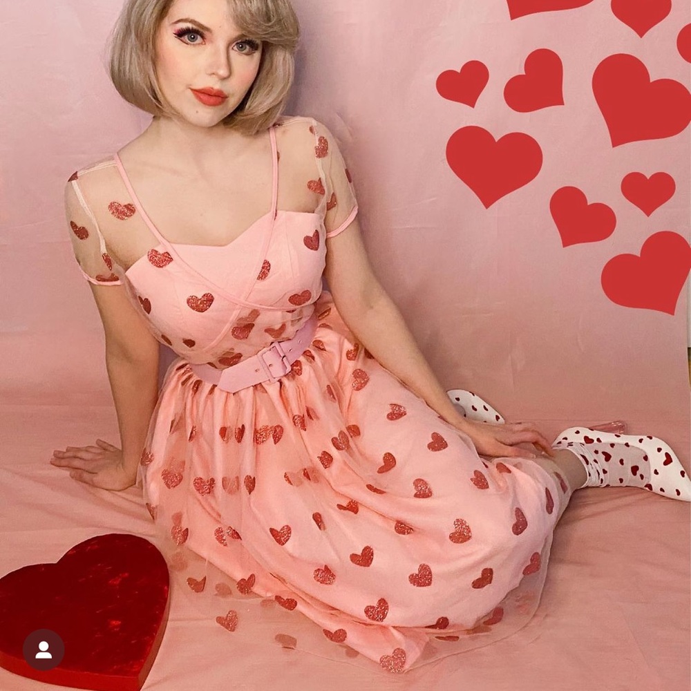 Unique vintage sweetheart dress